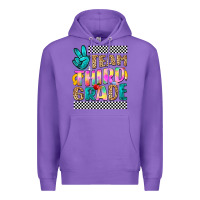 Purple team third grade Premium Hoodie - NancyCooperArtShop