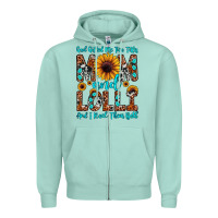 Seafoam god gifted me two titles mom and lolli  and i rock Zipper Hoodie - JahusDesignShop