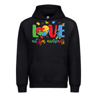 Black love autism awareness Urban Hoodie - LillyAllenDesigns