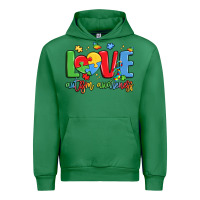 Emerald love autism awareness Urban Hoodie - LillyAllenDesigns