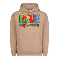 Pigment Burro love autism awareness Urban Hoodie - LillyAllenDesigns
