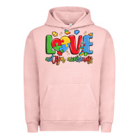 Pigment Salmon love autism awareness Urban Hoodie - LillyAllenDesigns