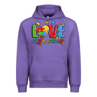 Tulip love autism awareness Urban Hoodie - LillyAllenDesigns