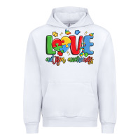 White love autism awareness Urban Hoodie - LillyAllenDesigns