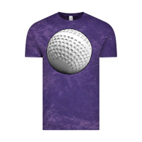 Cloud Purple hockey ball Vintage Tee - texasbilliewilder