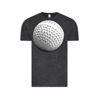 Vintage Black hockey ball Vintage Tee - texasbilliewilder