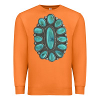 Carrot Turquoise Gemstone Jewelry Premium Sweatshirt - LillyAllenDesigns
