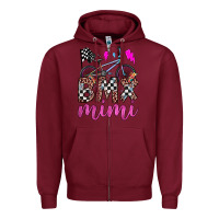 Burgundy bmx mimi Zipper Hoodie - JahusDesignShop