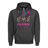 Charcoal Heather bmx mimi Zipper Hoodie - JahusDesignShop