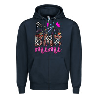 Navy bmx mimi Zipper Hoodie - JahusDesignShop