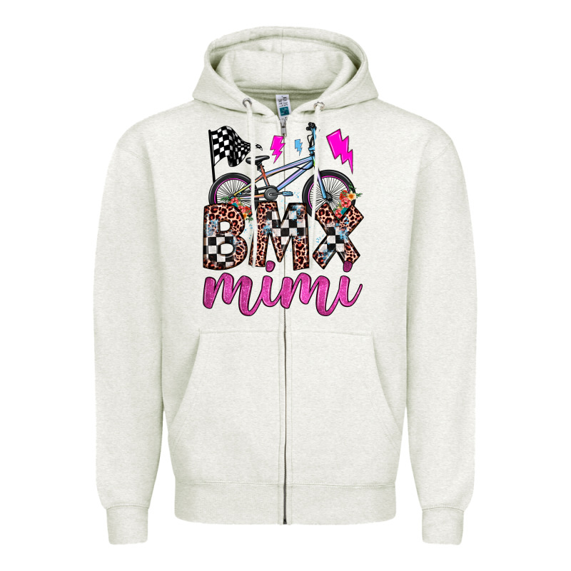 Bmx Mimi Zipper Hoodie by JahusDesignShop | Teevron
