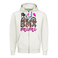 Oatmeal Heather bmx mimi Zipper Hoodie - JahusDesignShop