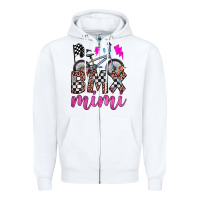 White bmx mimi Zipper Hoodie - JahusDesignShop