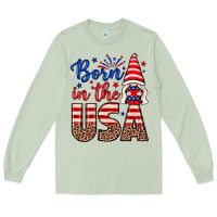 Matcha Born in the USA gnome Long Sleeve Tee - Neo Western