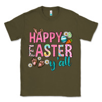 Army Green Happy Easter y'all Classic Tee - Neo Western