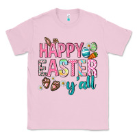 Bubblegum Pink Happy Easter y'all Classic Tee - Neo Western