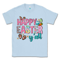 Dusty Blue Happy Easter y'all Classic Tee - Neo Western