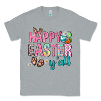 Heather Grey Happy Easter y'all Classic Tee - Neo Western