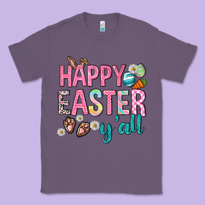 Happy Easter Y'all Classic Tee Designed By Neo Western