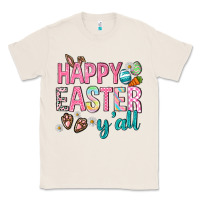 Natural Happy Easter y'all Classic Tee - Neo Western