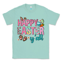 Seafoam Happy Easter y'all Classic Tee - Neo Western
