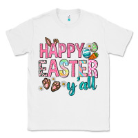 White Happy Easter y'all Classic Tee - Neo Western