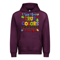 Mauve Wine colorful love message Urban Hoodie - LillyAllenDesigns