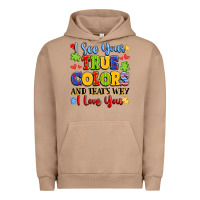 Pigment Burro colorful love message Urban Hoodie - LillyAllenDesigns