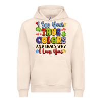 Sandshell colorful love message Urban Hoodie - LillyAllenDesigns