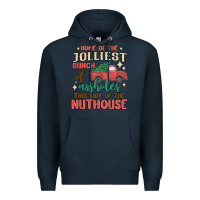 Navy home of the jollıest bunch of assholes thıs sıd Premium Hoodie - MaliasSmallBusiness