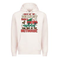 Pale Pink home of the jollıest bunch of assholes thıs sıd Premium Hoodie - MaliasSmallBusiness