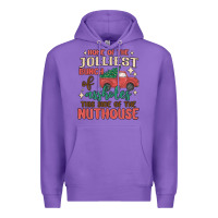 Purple home of the jollıest bunch of assholes thıs sıd Premium Hoodie - MaliasSmallBusiness