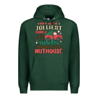Sports Green home of the jollıest bunch of assholes thıs sıd Premium Hoodie - MaliasSmallBusiness