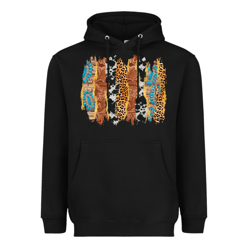 Western Brushstrokes Heavyweight Hoodie by AdoDesignShop | Teevron