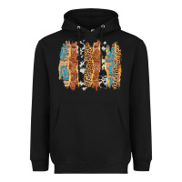 Black western brushstrokes Heavyweight Hoodie - AdoDesignShop