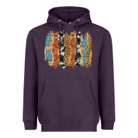 Plum western brushstrokes Heavyweight Hoodie - AdoDesignShop