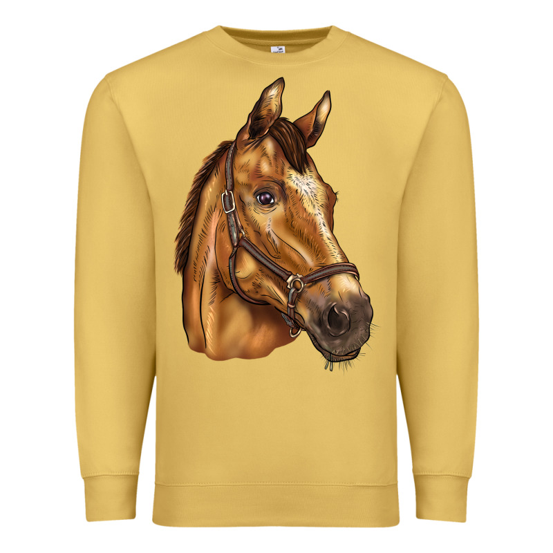 Horse Premium Sweatshirt by BarkalooDesign | Teevron