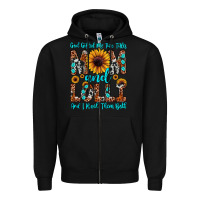 Black god gifted me two titles mom and lolli  and i rock Zipper Hoodie - JahusDesignShop