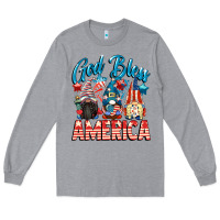 God Blessed America Gnomes 4th Of July Long Sleeve Tee | Teevron