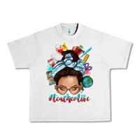 Lunar Rock teacher life messy bun Urban Heavy Tee - texasbilliewilder