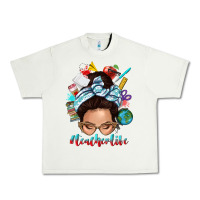 Pistachio teacher life messy bun Urban Heavy Tee - texasbilliewilder