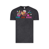 Vintage Black peace love nursing Vintage Tee - Zillion Design Studio