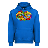 Cobalt infinity symbol autism Urban Hoodie - LillyAllenDesigns