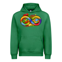 Emerald infinity symbol autism Urban Hoodie - LillyAllenDesigns