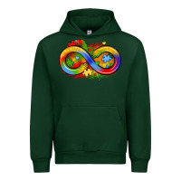 Foreset Green infinity symbol autism Urban Hoodie - LillyAllenDesigns