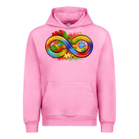 Fuchsia Pink infinity symbol autism Urban Hoodie - LillyAllenDesigns