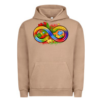 Pigment Burro infinity symbol autism Urban Hoodie - LillyAllenDesigns