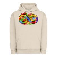 Pigment French Oak infinity symbol autism Urban Hoodie - LillyAllenDesigns