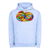 Pigment Grape Ice infinity symbol autism Urban Hoodie - LillyAllenDesigns