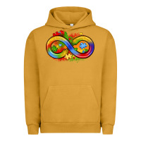 Pigment Peanut Butter infinity symbol autism Urban Hoodie - LillyAllenDesigns